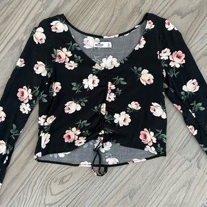 Hollister floral long sleeve